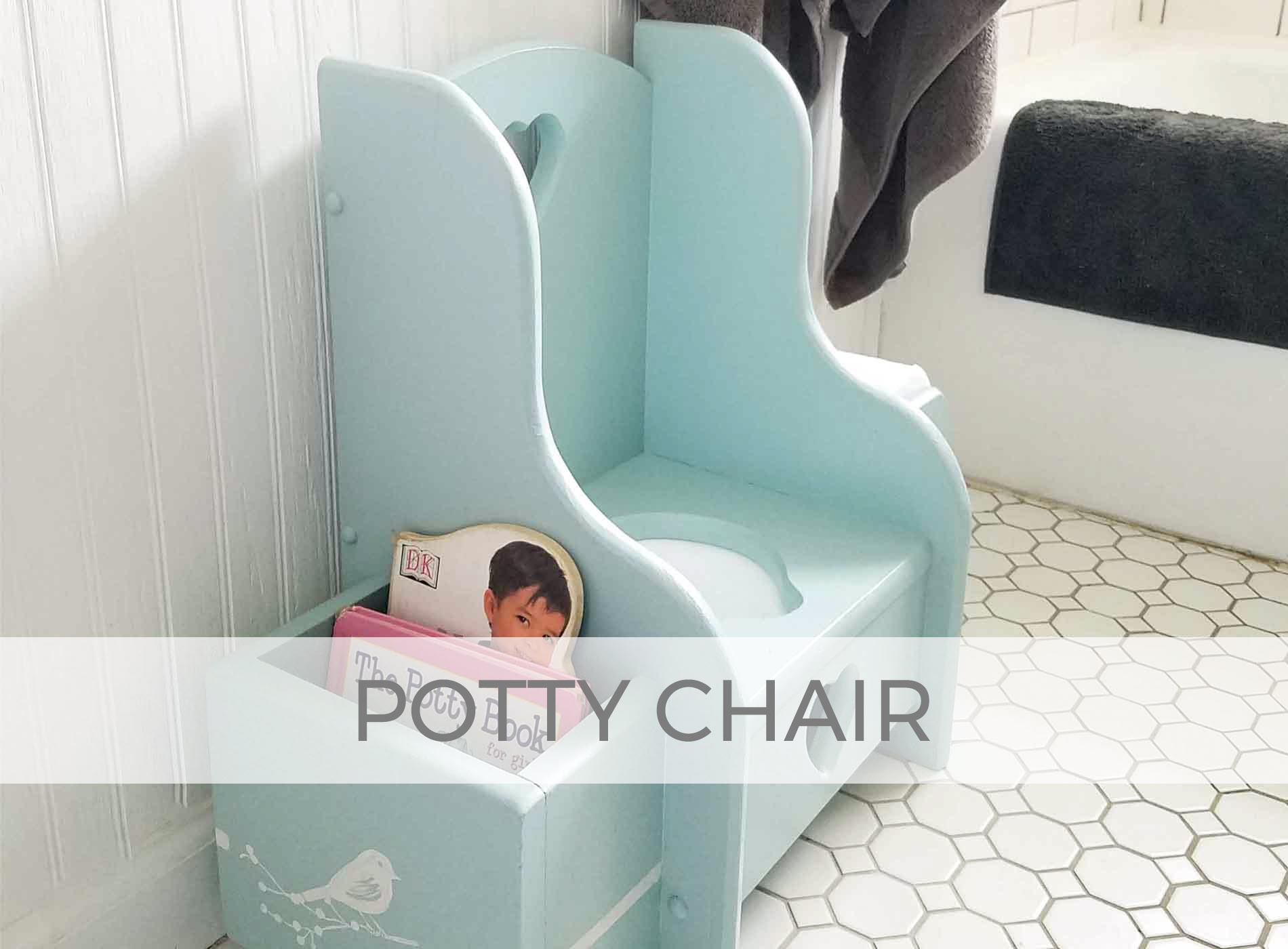 Child's Potty Chair Makeover by Larissa of Prodigal Pieces | prodigalpieces.com #prodigalpieces