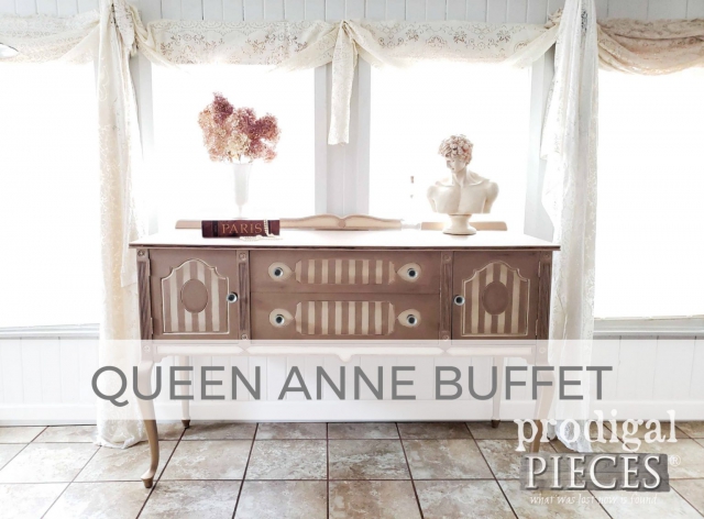 Queen Anne Buffet by Larissa of Prodigal Pieces | prodigalpieces.com