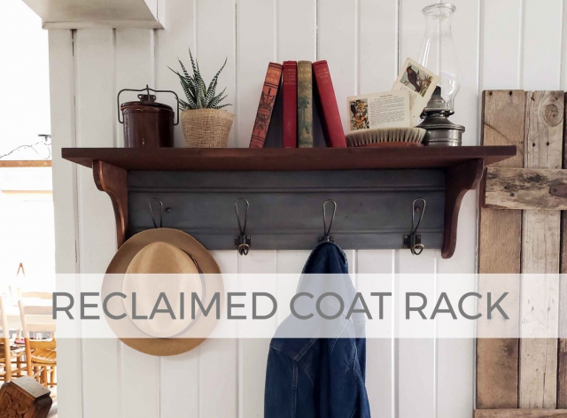 Reclaimed Coat Rack by Larissa of Prodigal Pieces | prodigalpieces.com