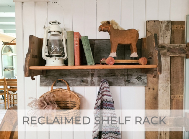 Reclaimed Shelf Rack by Larissa of Prodigal Pieces | prodigalpieces.com #prodigalpieces
