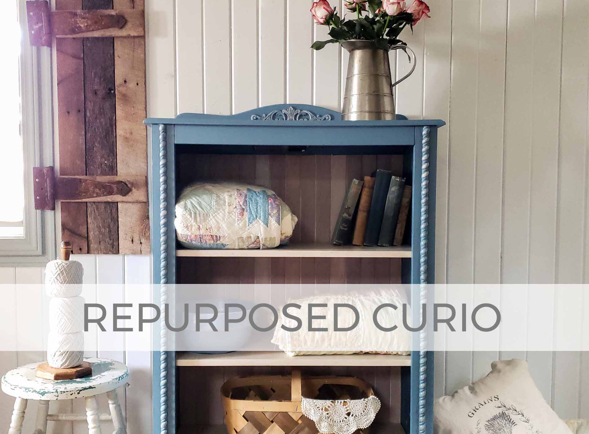 Repurposed Curio Cabinet into Storage by Larissa of Prodigal Pieces | prodigalpieces.com