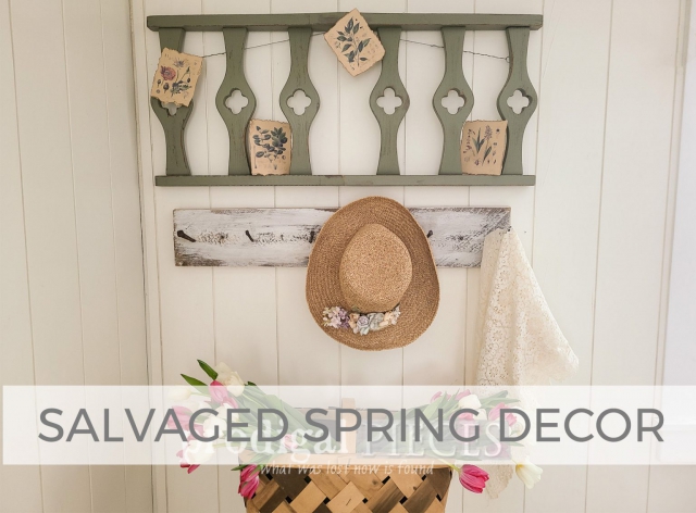 Salvaged Spring Decor from Broken Chairs by Larissa of Prodigal Pieces | prodigalpieces.com #prodigalpieces