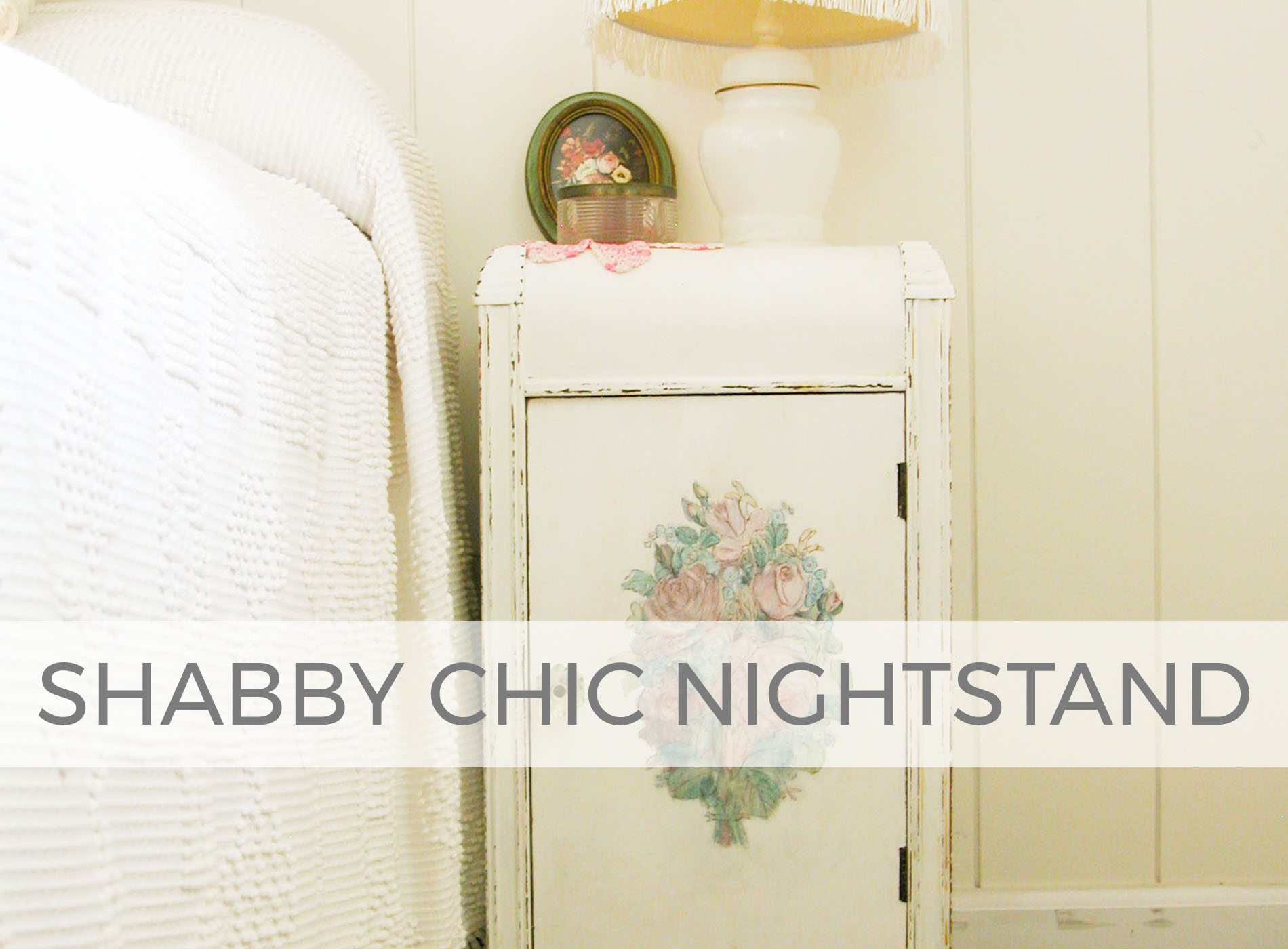 Shabby Chic Nightstand by Prodigal Pieces | prodigalpieces.com