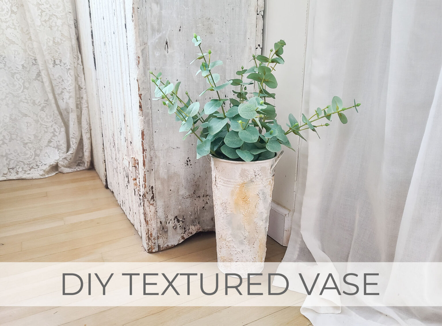 Showcase of DIY Textured Vase Video Tutorial by Larissa of Prodigal Pieces | prodigalpieces.com #prodigalpieces