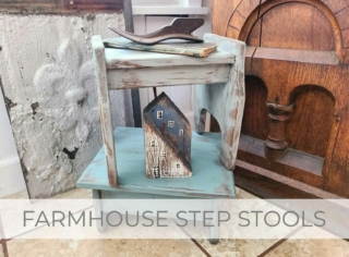 Showcase of Farmhouse Step Stools by Larissa of Prodigal Pieces | prodigalpieces.com #prodigalpieces