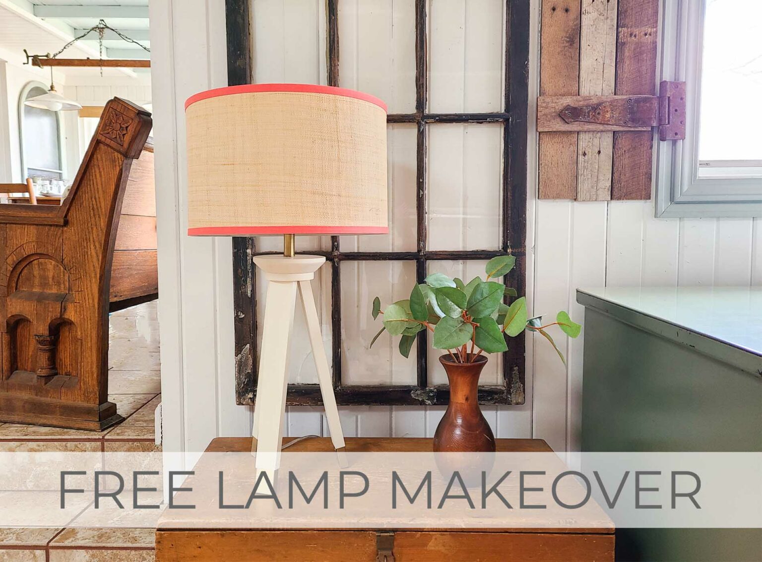 Showcase Free Lamp Makeover by Larissa of Prodigal Pieces | prodigalpieces.com #prodigalpieces