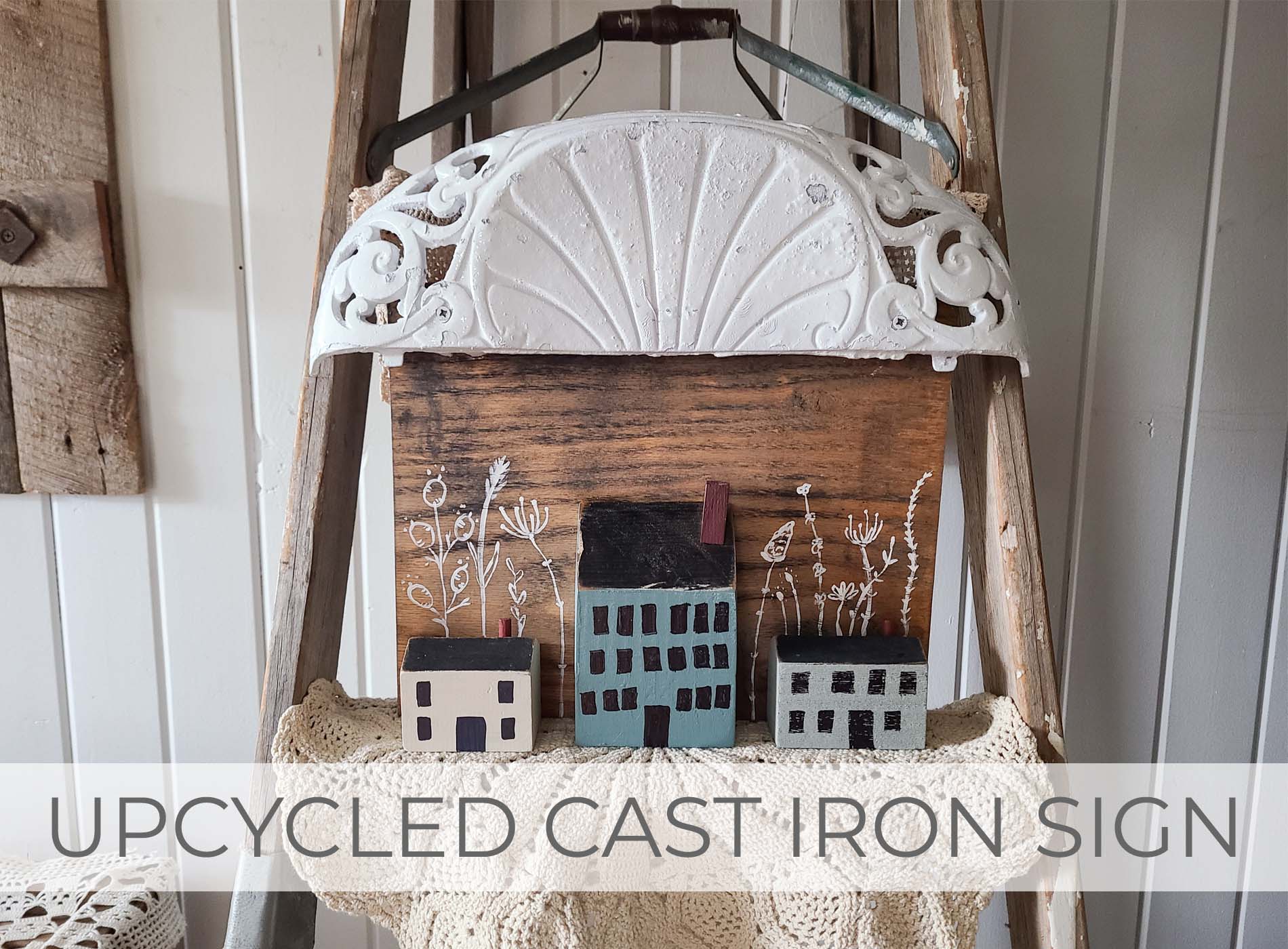 Showcase of Upcycled Cast Iron Sign by Larissa of Prodigal Pieces | prodigalpieces.com #prodigalpieces