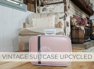 Showcase of Vintage Suitcase Upcycled by Larissa of Prodigal Pieces | prodigalpieces.com #prodigalpieces