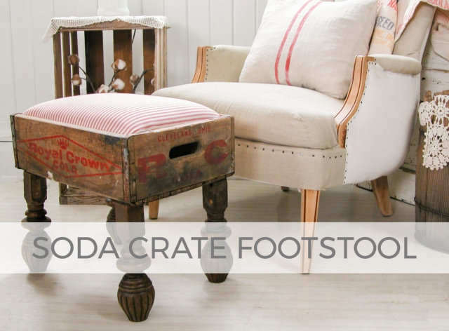 Soda Crate Footstool by Larissa of Prodigal Pieces | prodigalpieces.com