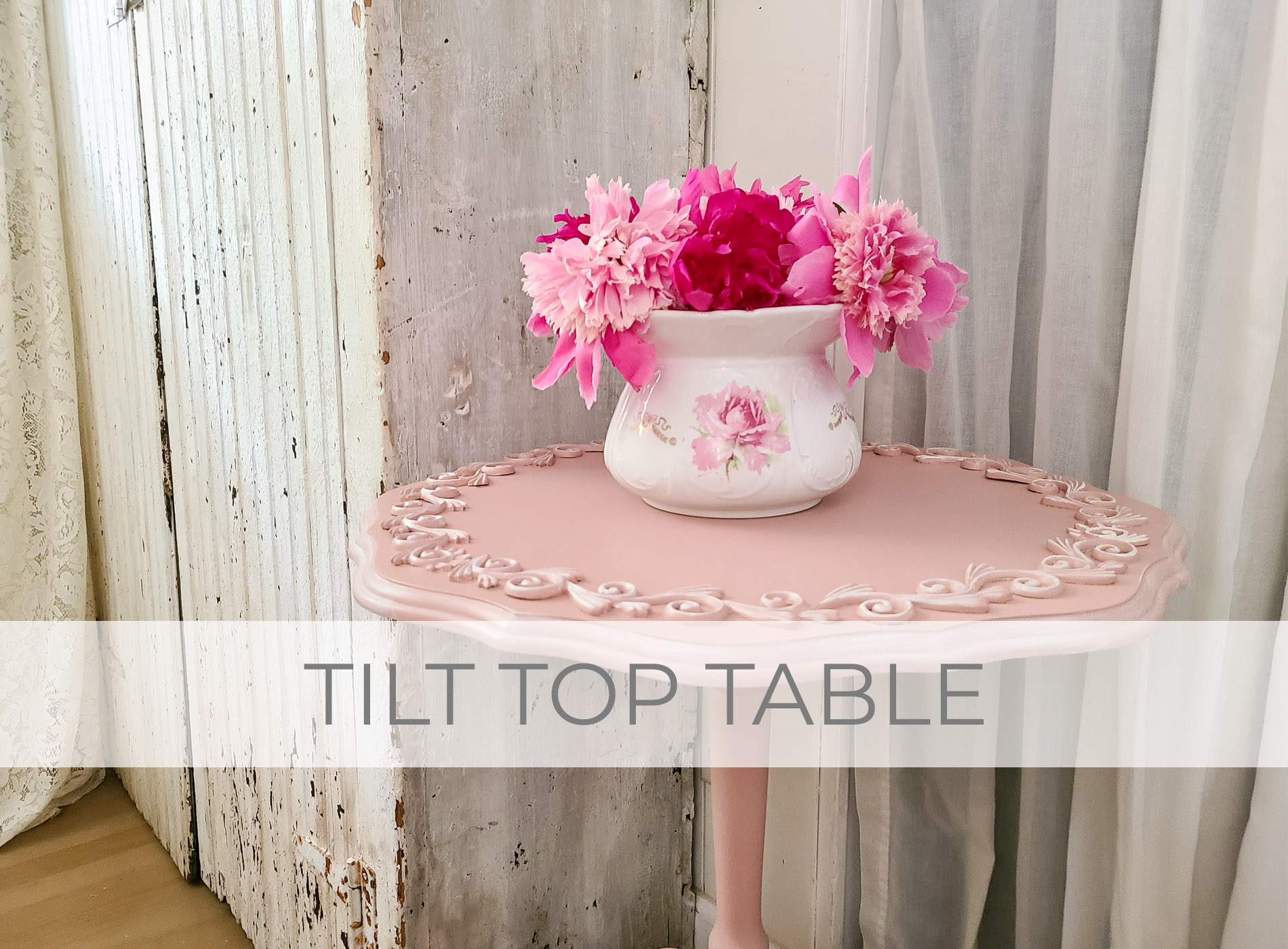 Tilt Top Table Makeover by Prodigal Pieces | prodigalpieces.com