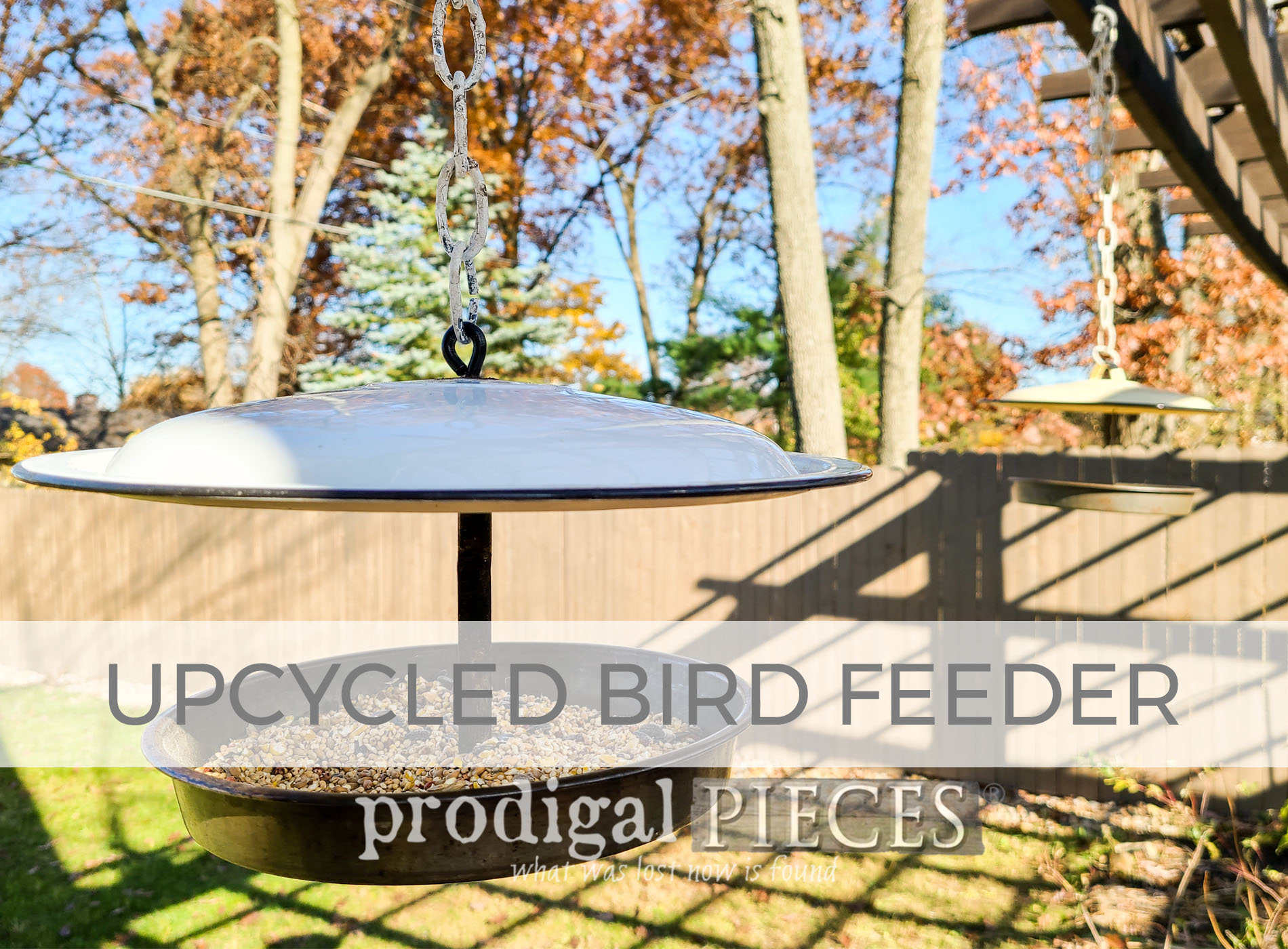Upcycled Bird Feeder from Misfit Parts by Larissa of Prodigal Pieces | prodigalpieces.com #prodigalpieces