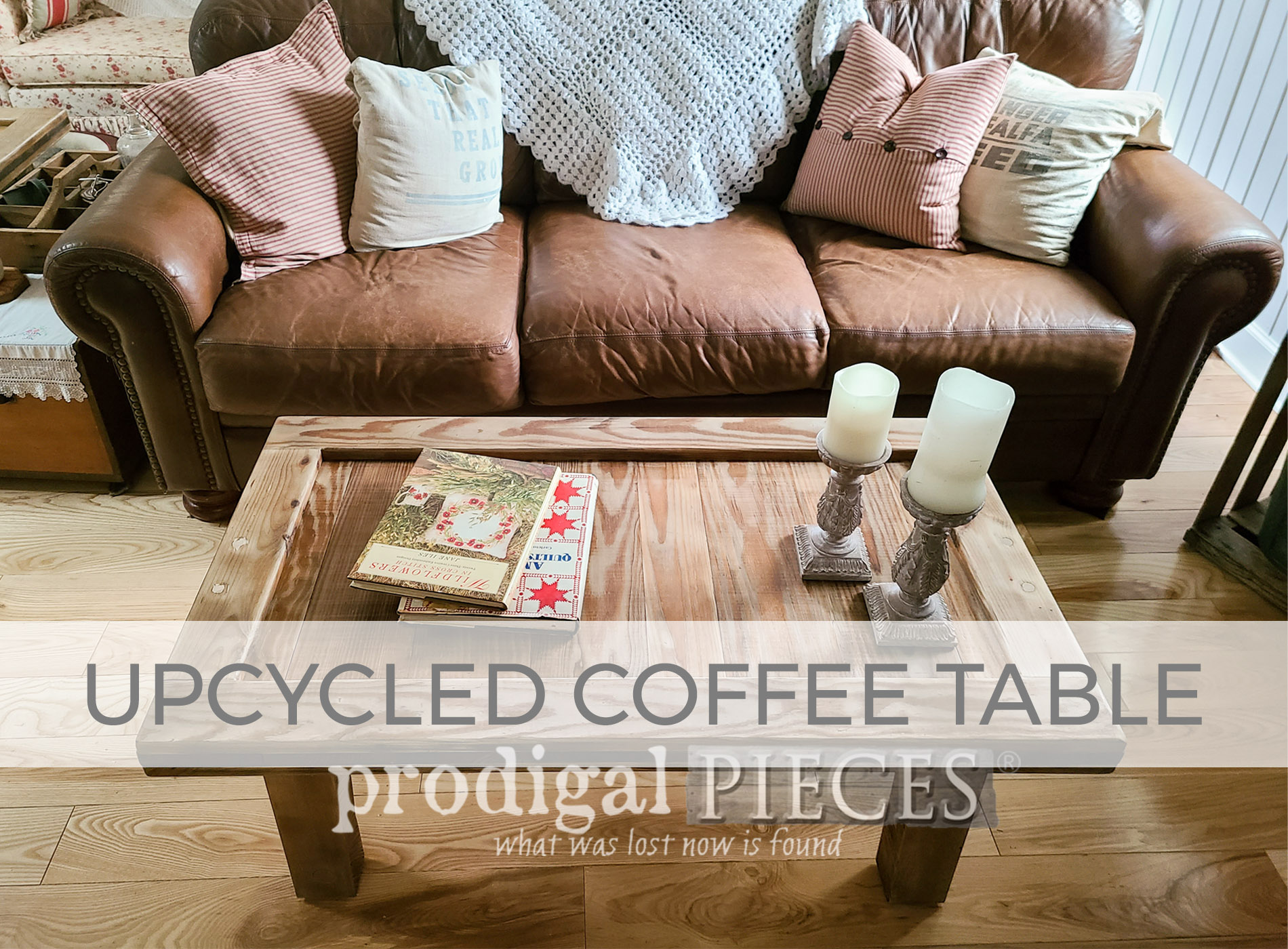 Upcycled Coffee Table by Larissa of Prodigal Pieces | shop.prodigalpieces.com #prodigalpieces