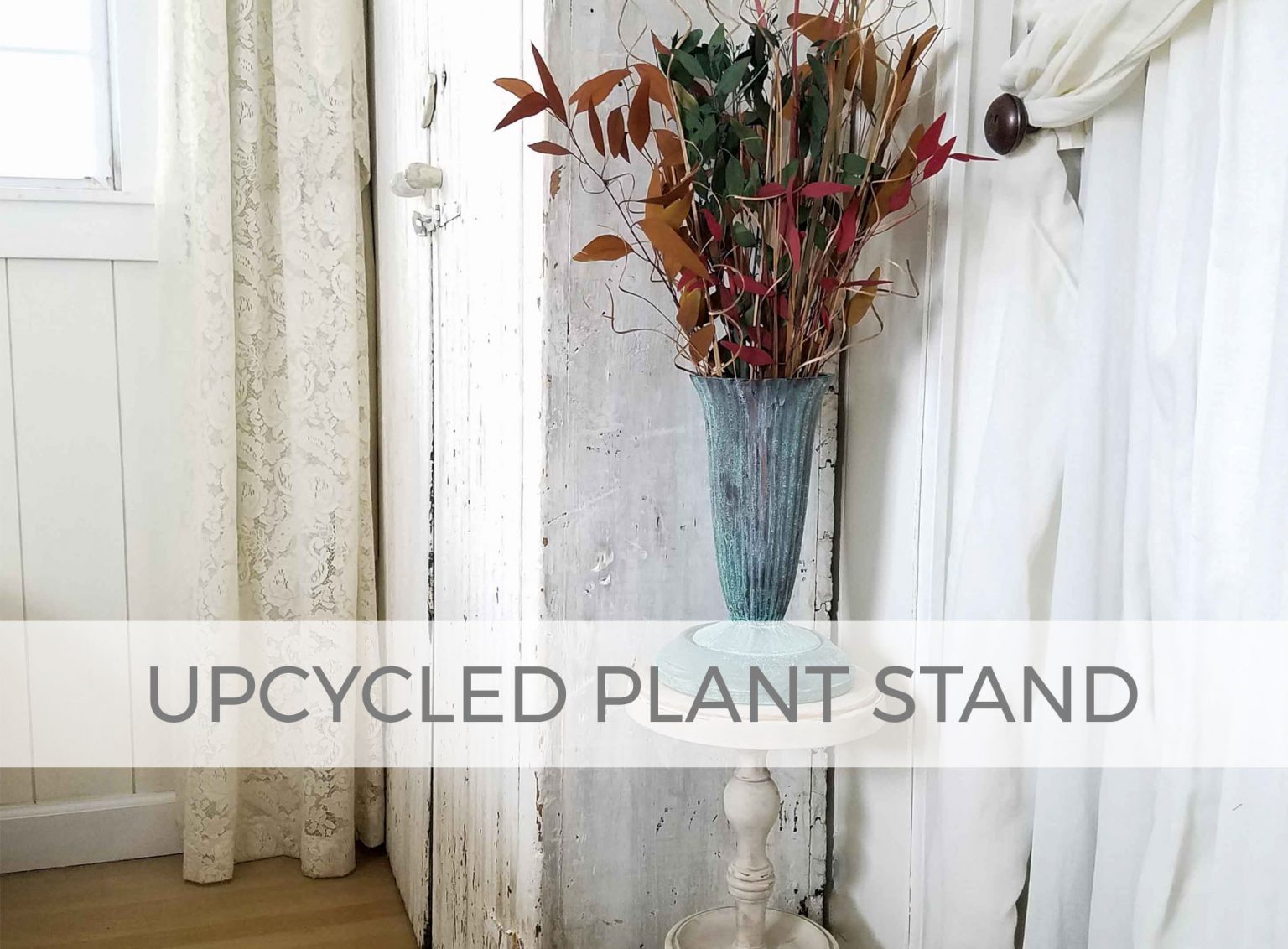 Upcycled Cigarette Stand into Plant Stand by Prodigal Pieces | prodigalpieces.com