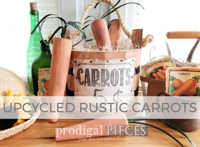 Upcycled Rustic Carrots by Larissa of Prodigal Pieces | prodigalpieces.com