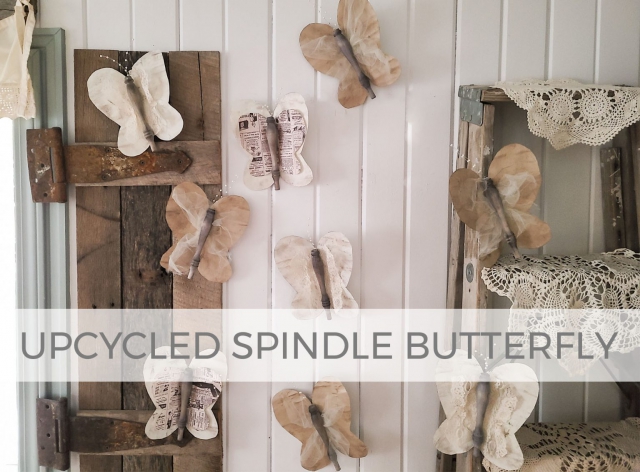 Create these upcycled spindle butterflies for salvaged art fun | Prodigal Pieces | prodigalpieces.com #prodigalpieces
