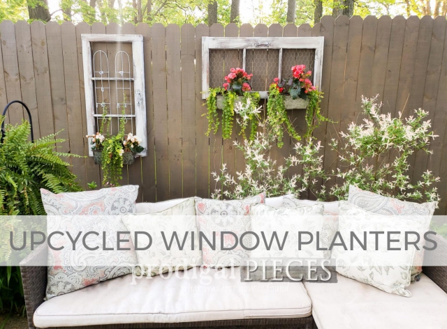 Upcycled Window Planters by Larissa of Prodigal Pieces | prodigalpieces.com #prodigalpieces
