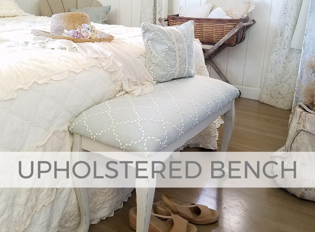 Upholstered Bench by Larissa of Prodigal Pieces | prodigalpieces.com #prodigalpieces