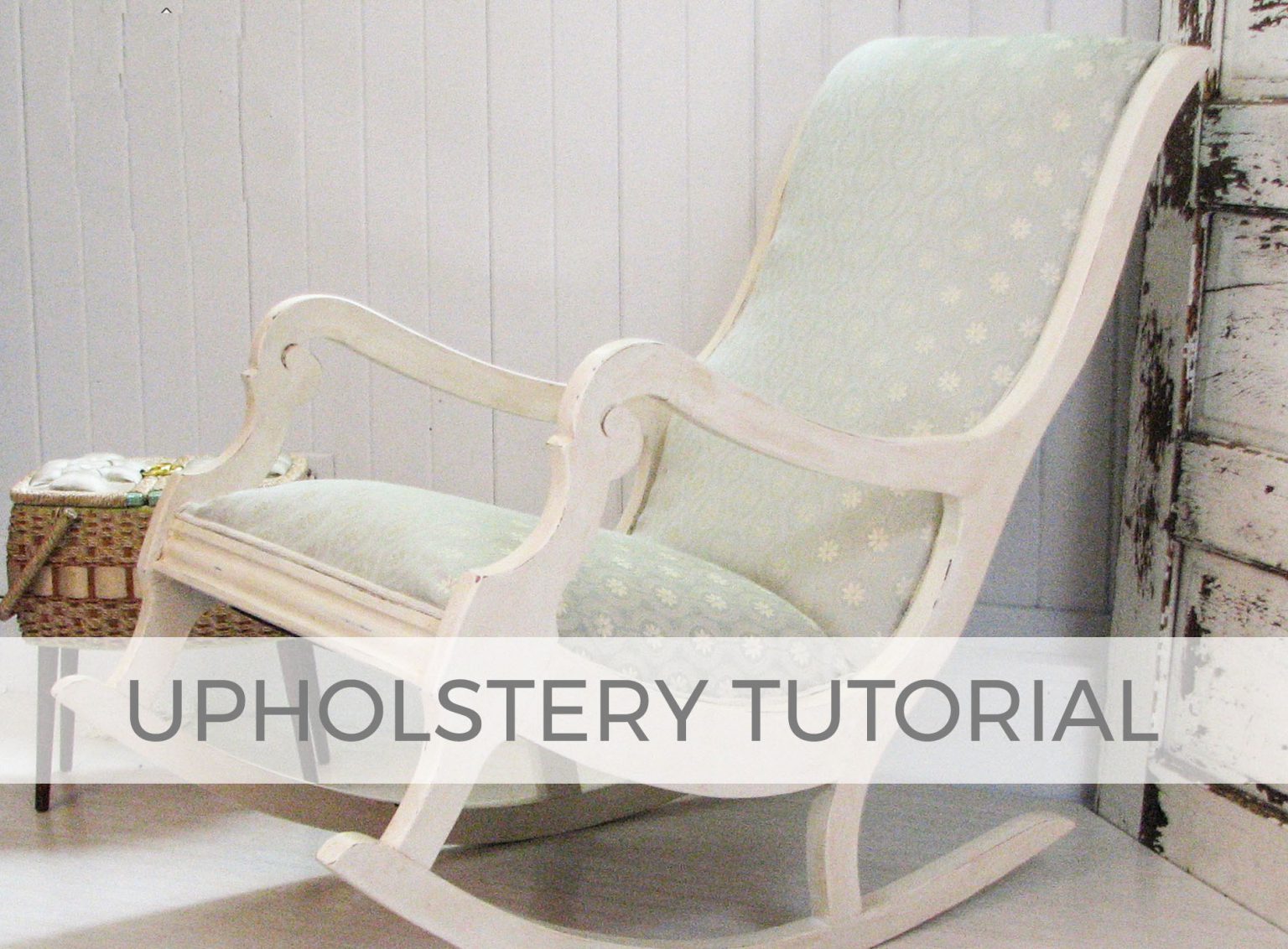 How to Upholster a Rocking Chair | prodigalpieces.com #prodigalpieces