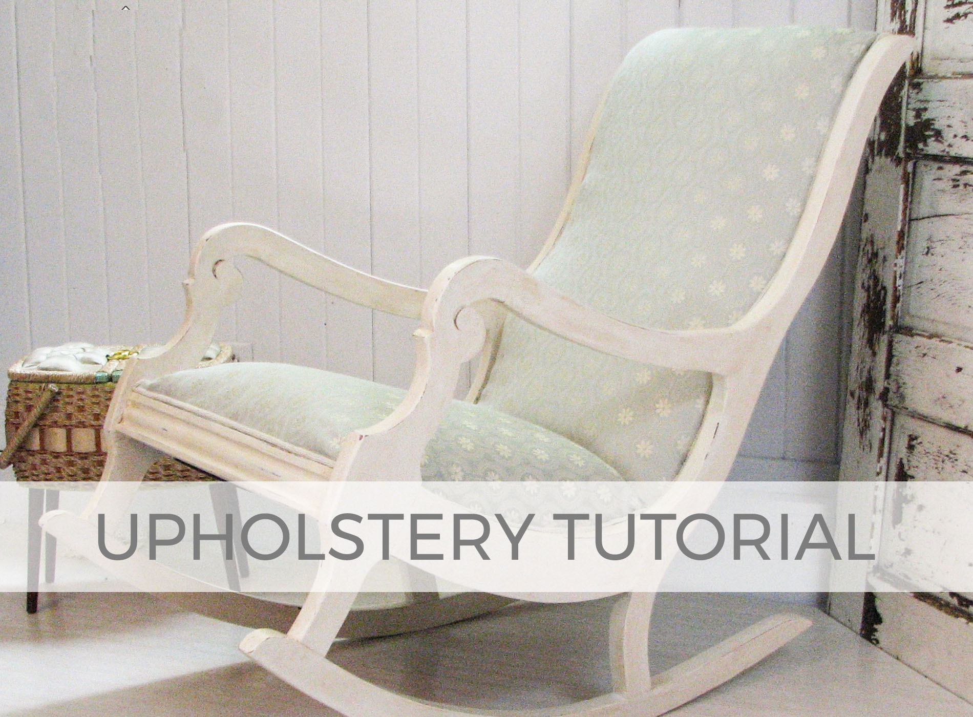 How to Upholstery a Rocking Chair | prodigalpieces.com #prodigalpieces