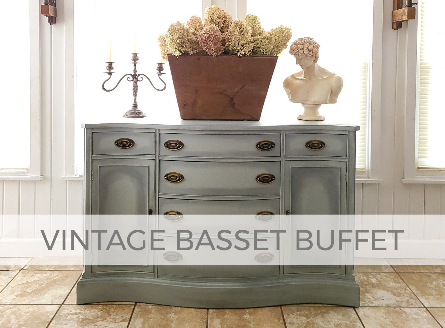 Showcase of Vintage Basset Buffet by Larissa of Prodigal Pieces | prodigalpieces.com #prodigalpieces