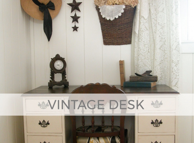 Vintage Desk Makeover by a Teen Boy at Prodigal Pieces | prodigalpieces.com