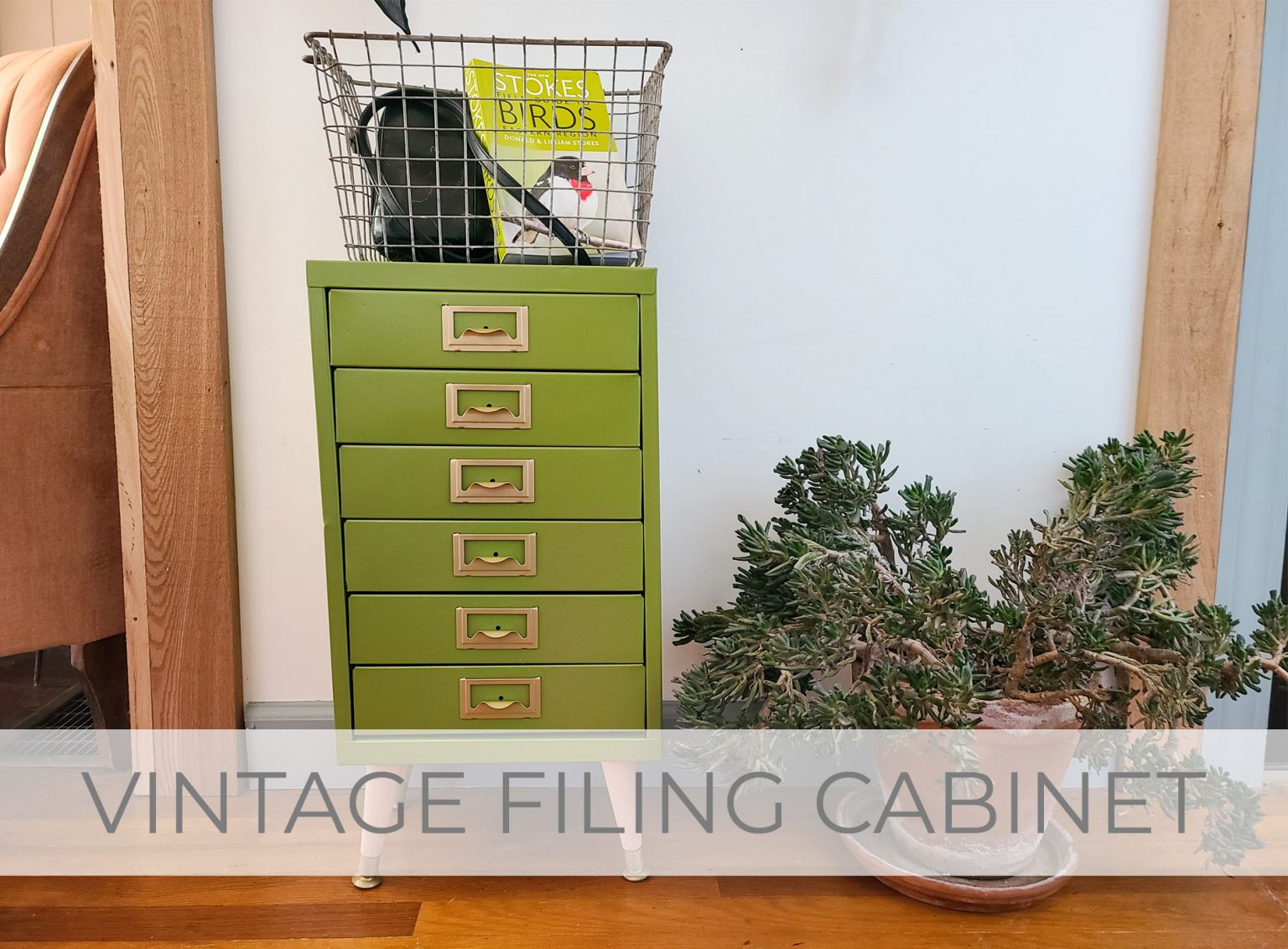 Vintage Filing Cabinet Makeover by Livin' Real with Larissa | livinrealwithlarissa.com #livinrealwithlarissa