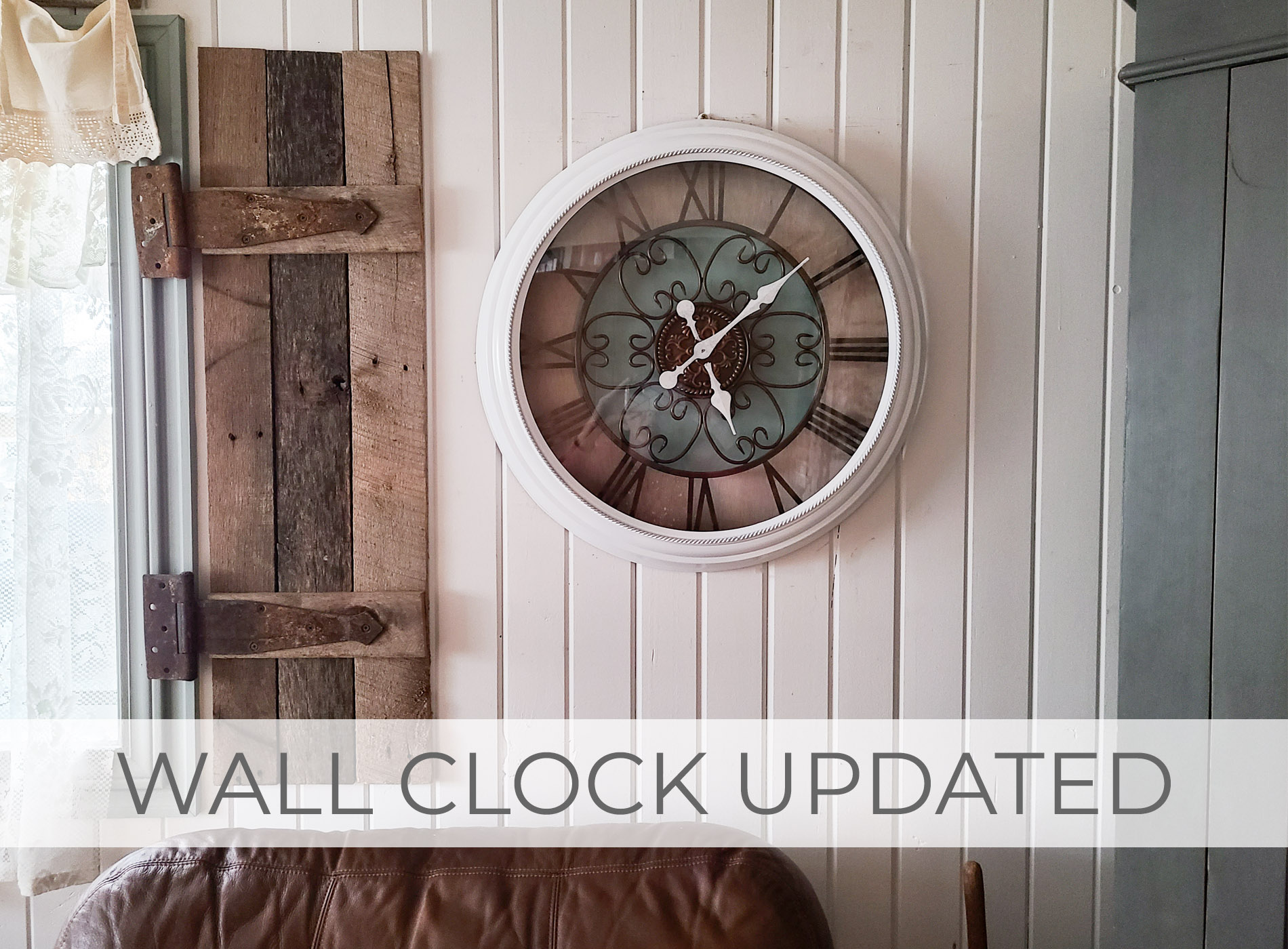 Showcase Wall Clock Updated by Larissa of Prodigal Pieces | prodigalpieces.com #prodigalpieces