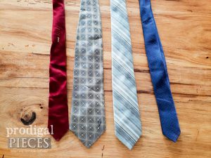 Upcycled Necktie Boutonniere ~ Father's Day DIY - Prodigal Pieces