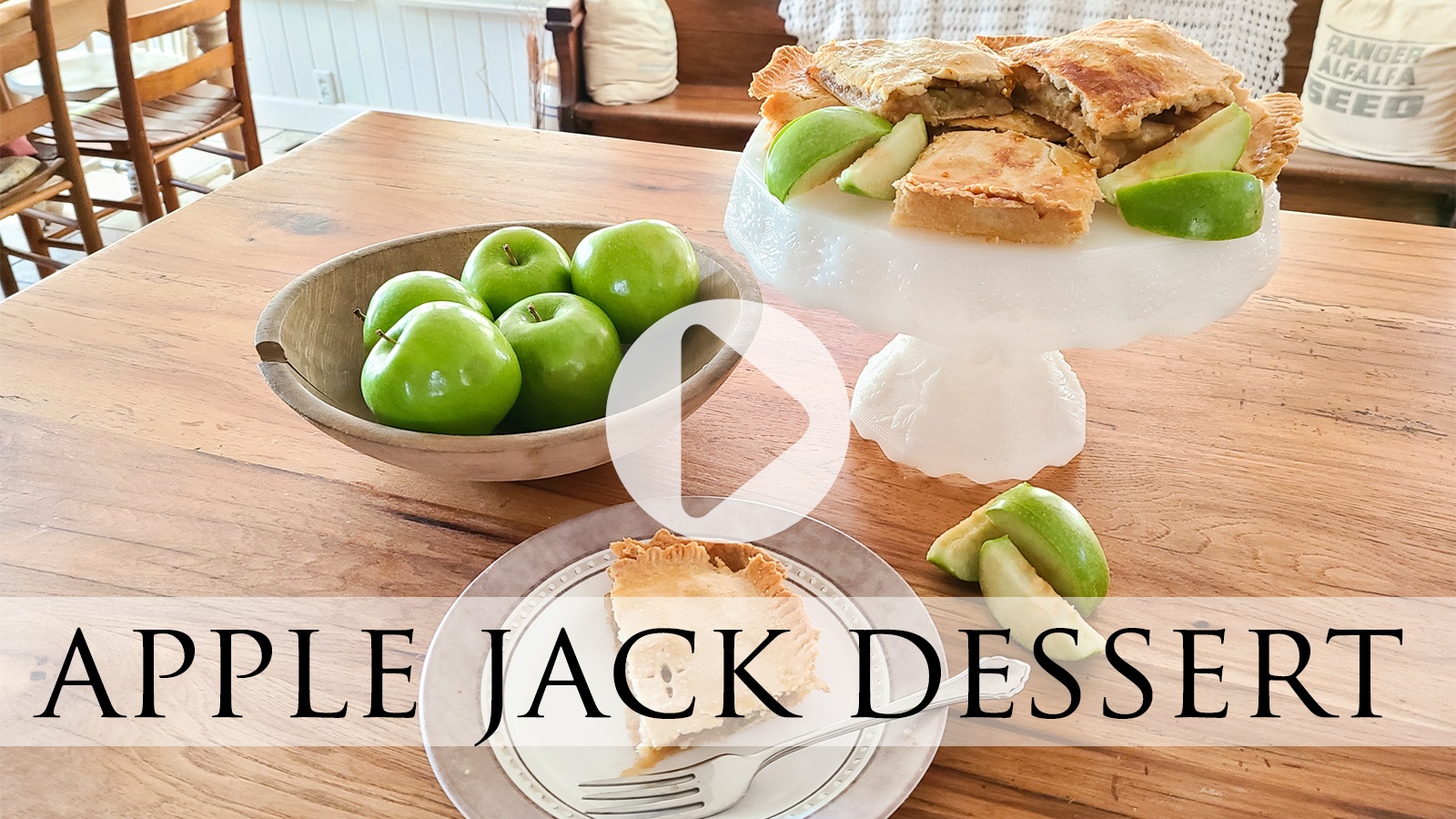 Video Recipe for Apple Jack Dessert by Larissa of Prodigal Pieces | prodigalpieces.com #prodigalpieces