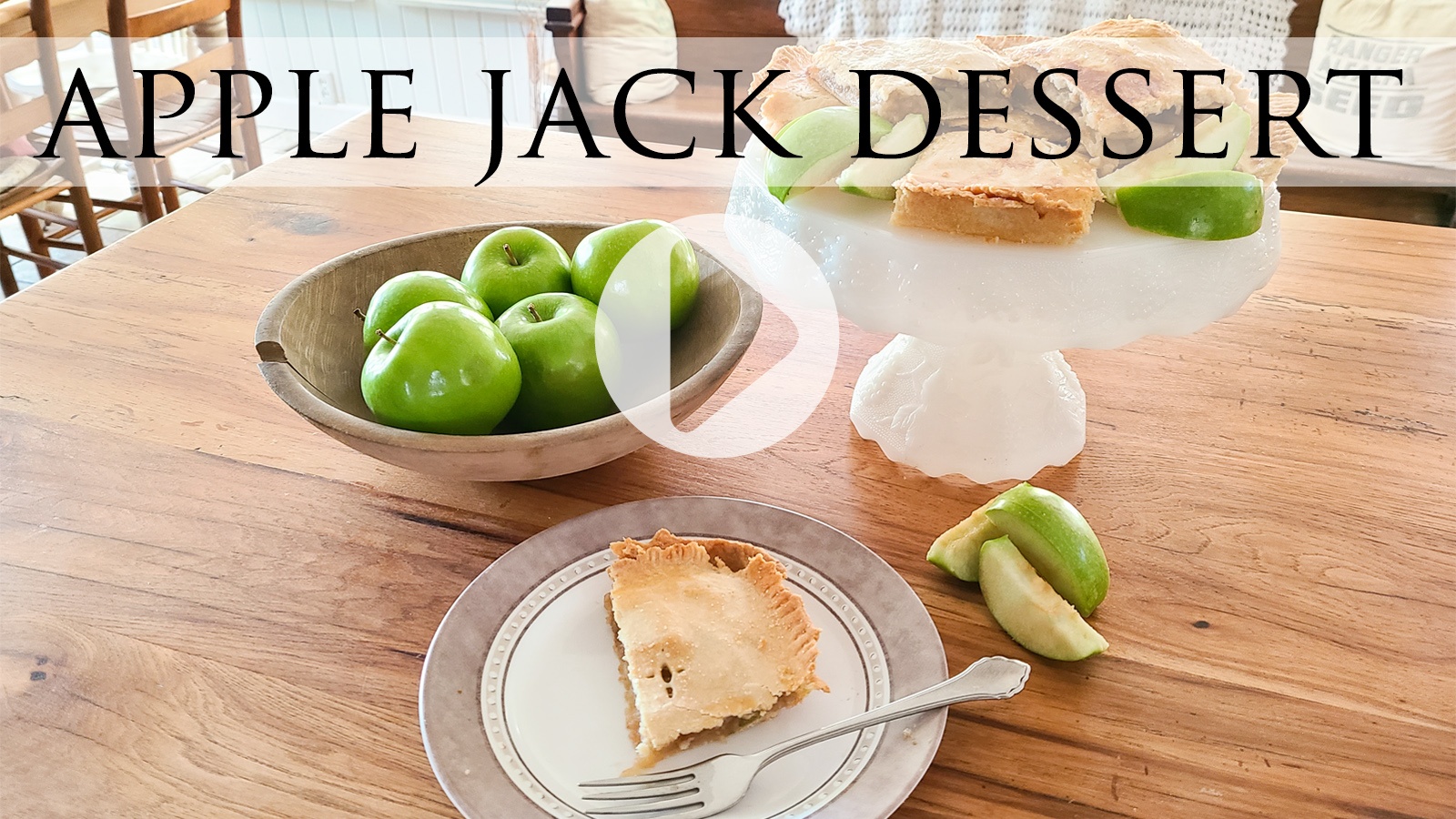 Video Recipe Tutorial for Apple Jack Dessert by Larissa of Prodigal Pieces | prodigalpieces.com #prodigalpieces