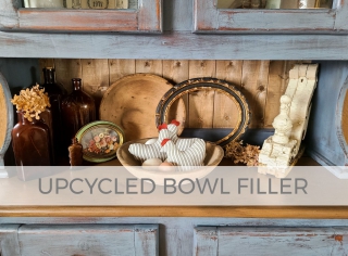 Upcycled Bowl Filler from Refashioned Clothes by Larissa of Prodigal Pieces | prodigalpieces.com #prodigalpieces