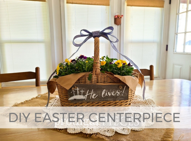 DIY Easter Centerpiece on a Budget by Larissa of Prodigal Pieces | prodigalpieces.com #prodigalpieces