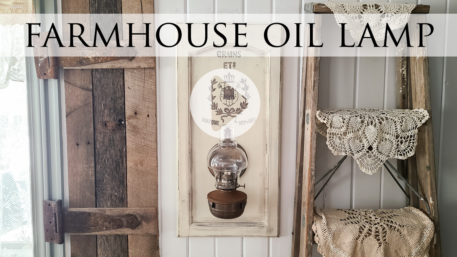 Video Tutorial for DIY Oil Lamp Makeover by Larissa of Prodigal Pieces | prodigalpieces.com #prodigalpieces