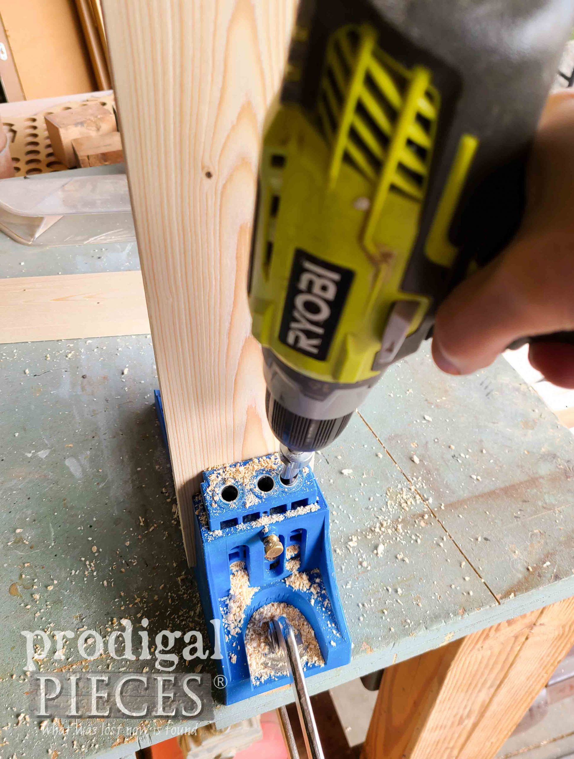 Kreg Jig for Upcycled Mud Bar Boards | prodigalpieces.com
