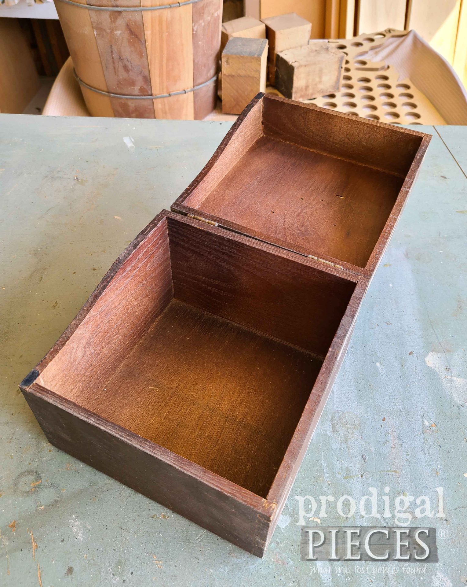 Open Wooden Box Before | prodigalpieces.com