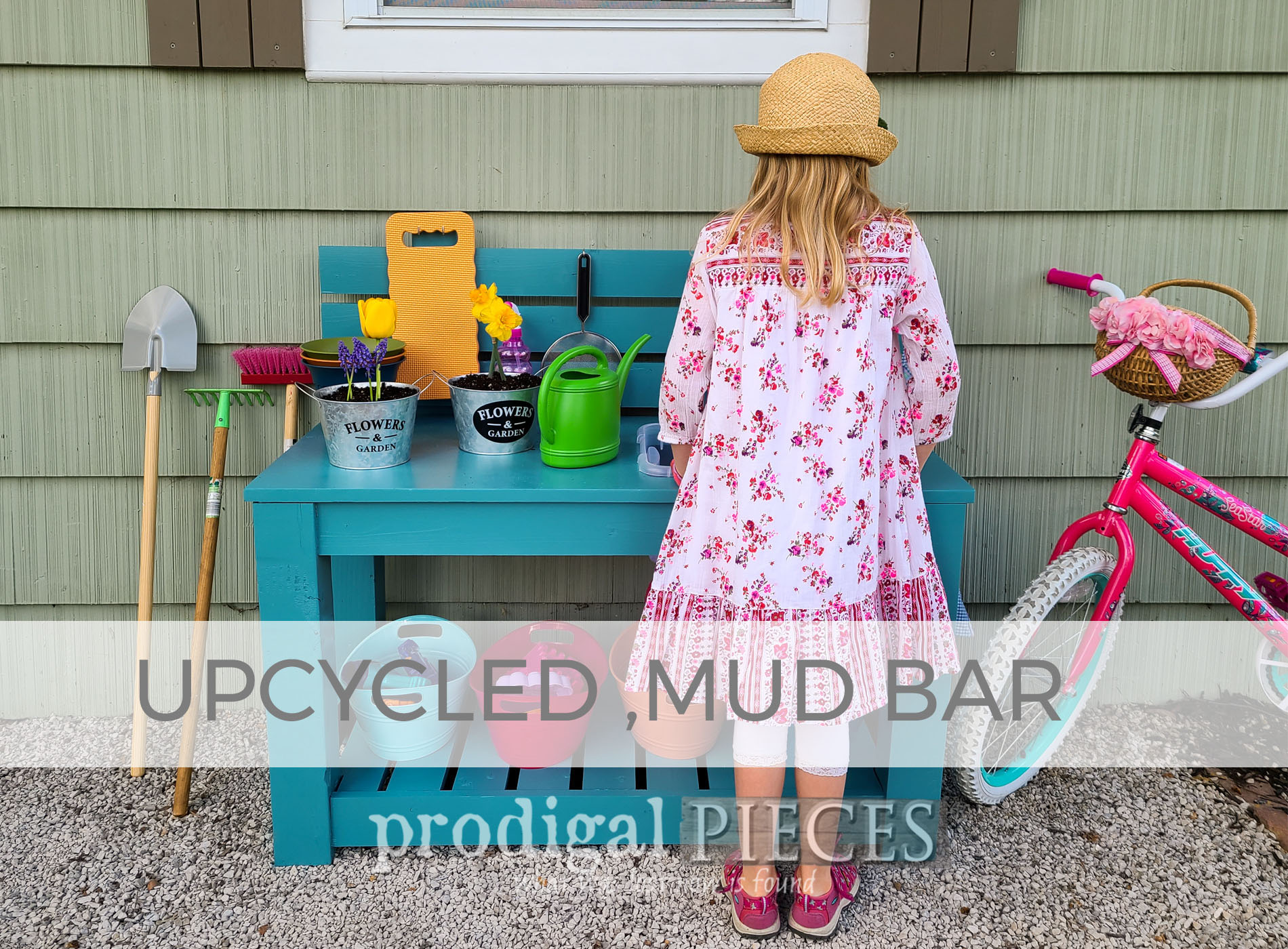 Upcycled Mud Bar from Reclaimed Sewing Machine Top by Prodigal Pieces | prodigalpieces.com
