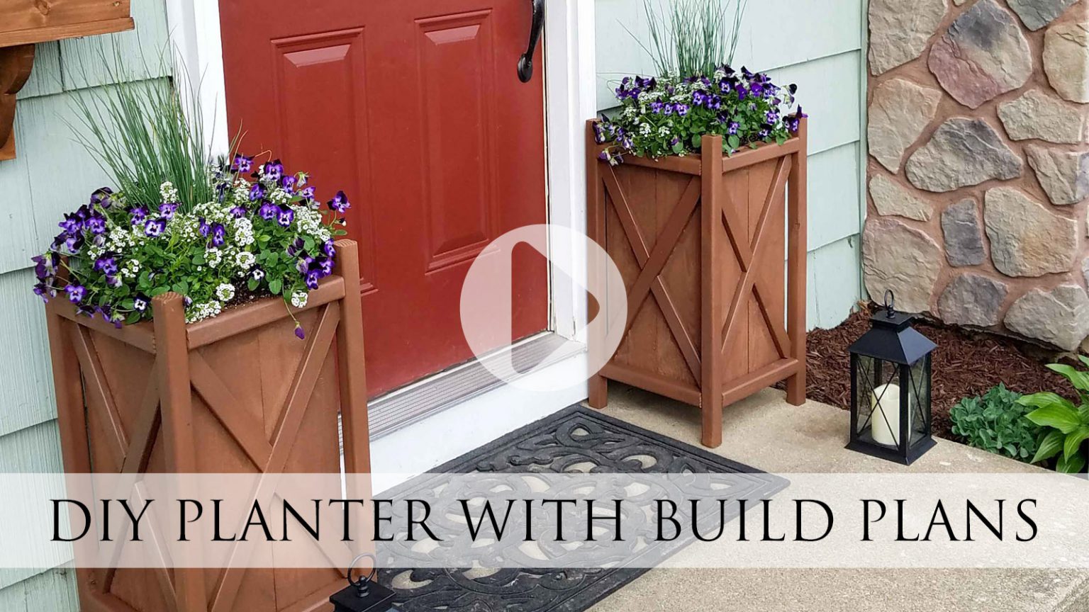 Diy Planter For Curb Appeal And Garden Design Prodigal Pieces