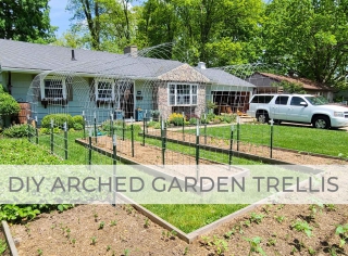DIY Arched Garden Trellis by Prodigal Pieces | prodigalpieces.com