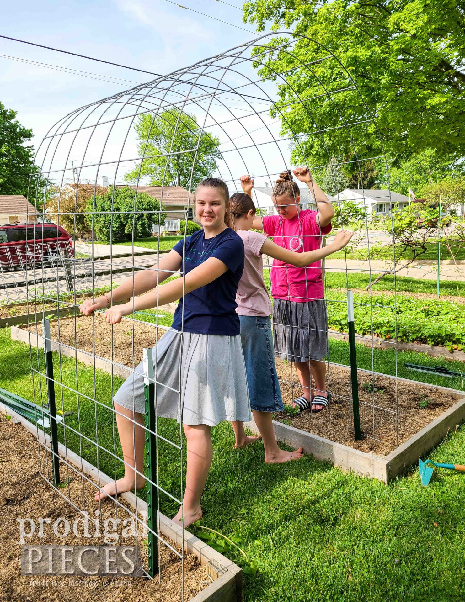 Kids Helping in Garden | prodigalpieces.com