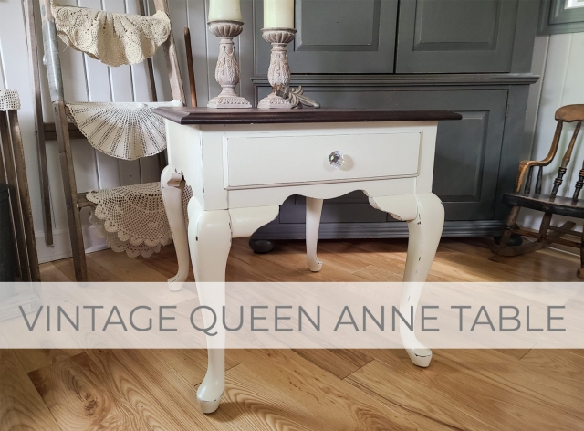 Vintage Queen Anne Table Makeover by Prodigal Pieces | prodigalpieces.com #prodigalpieces