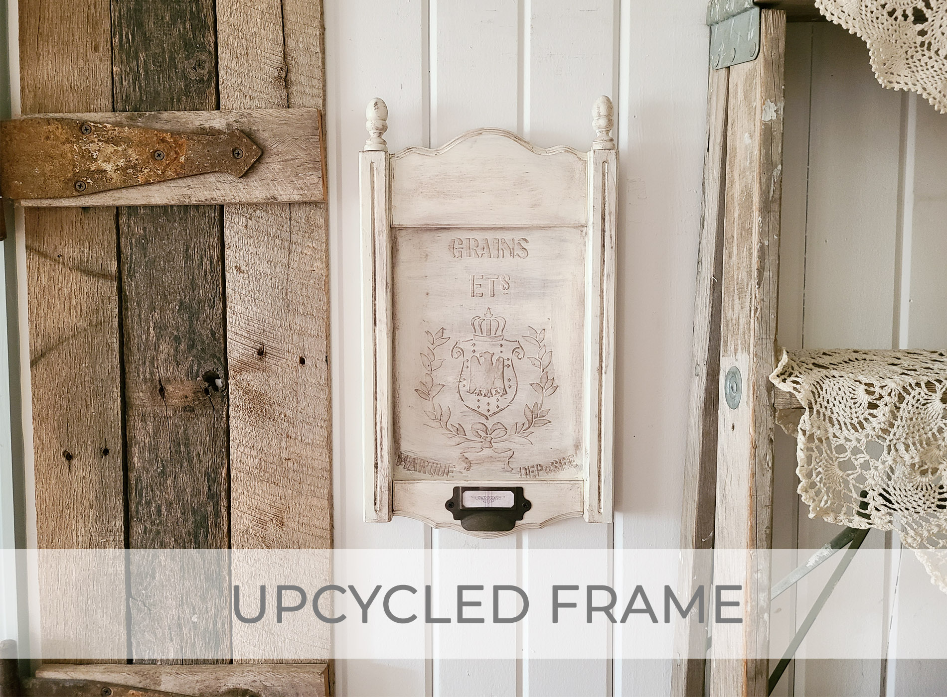 Upcycled Frame Tutorial with DIY Embossing by Larissa of Prodigal Pieces | prodigalpieces.com