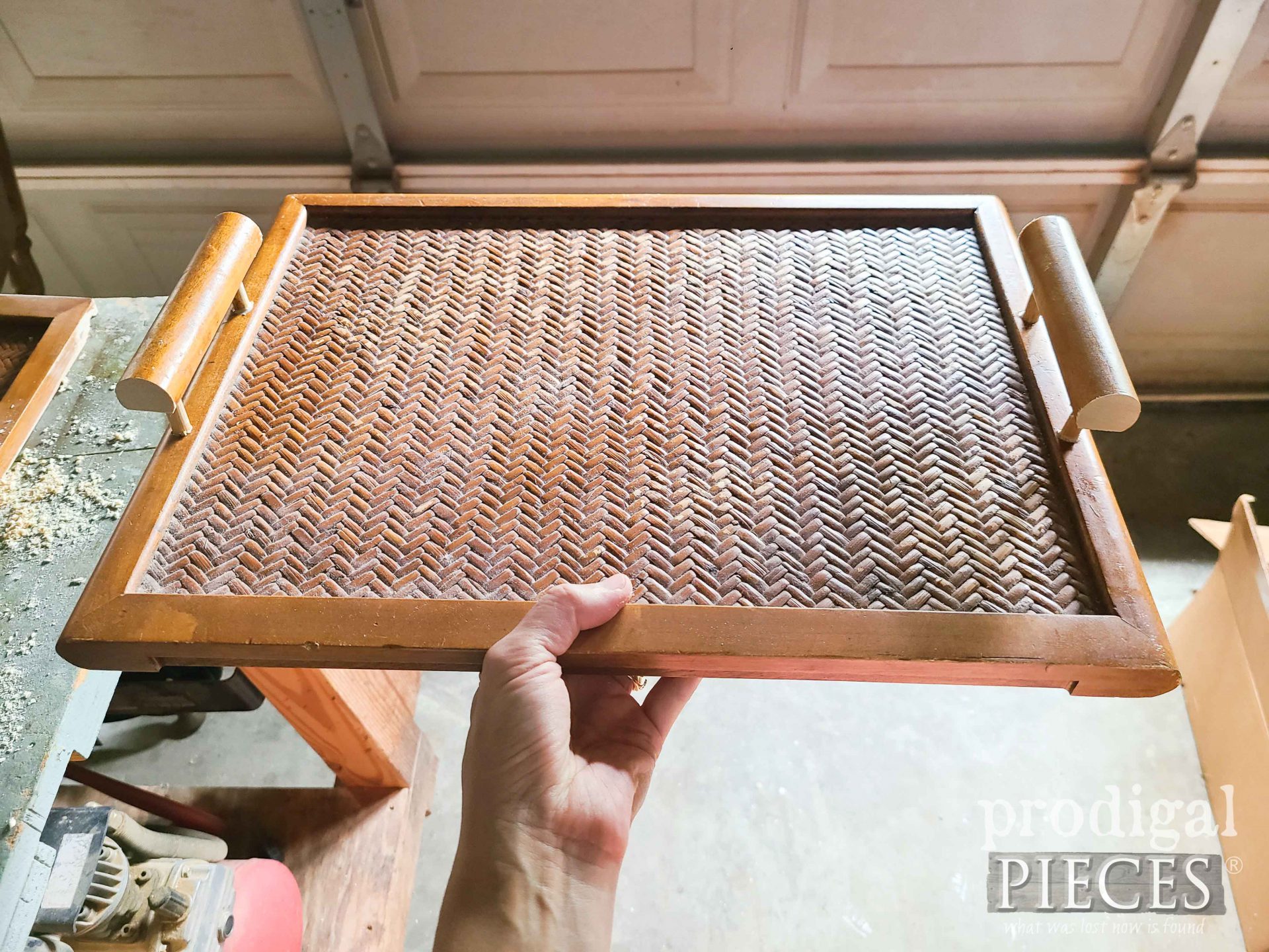 Upcycled Tray DIY from Borken Furniture | prodigalpieces.com