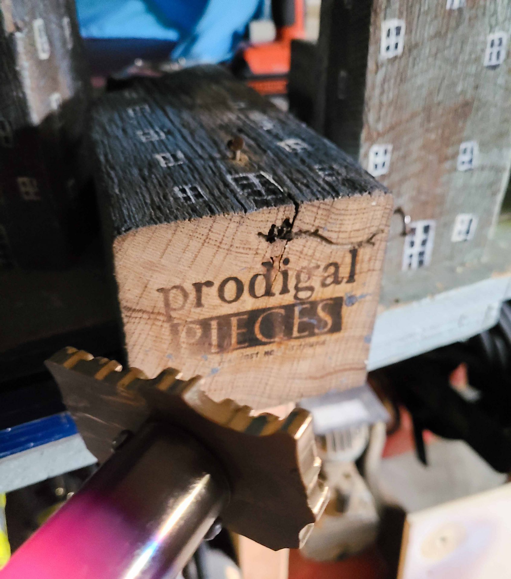 Prodigal Pieces Custom Logo Branding Iron | prodigalpieces.com
