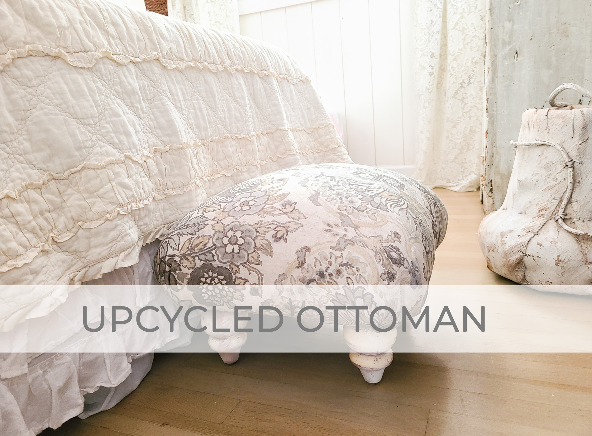 Upcycled Ottoman Build by Larissa of Prodigal Pieces | prodigalpieces.com #prodigalpieces