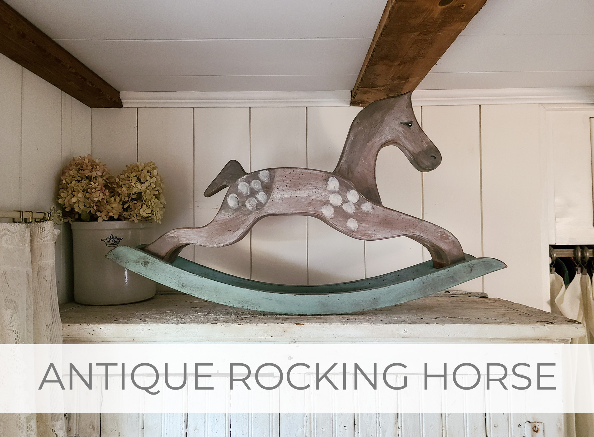 Handmade Antique Rocking Horse from Reclaimed Parts by Larissa of Prodigal Pieces | prodigalpieces.com #prodigalpieces