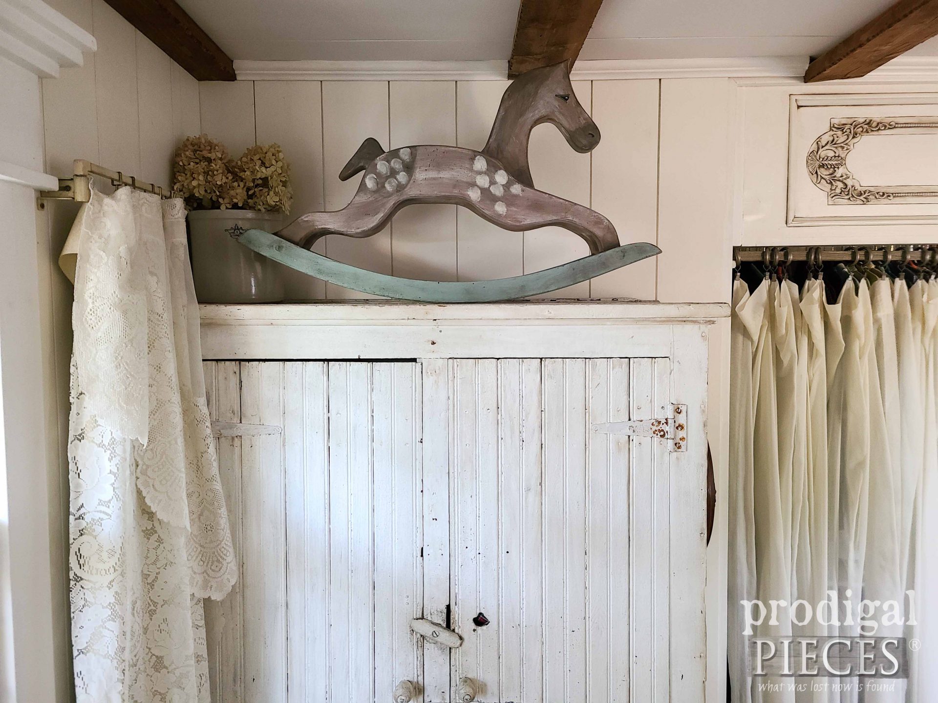 DIY Handmade Antique Rocking Horse for Farmhouse Decor by Larissa of Prodigal Pieces | prodigalpieces.com #prodigalpieces #handmade #home #diy #horse #farmhouse