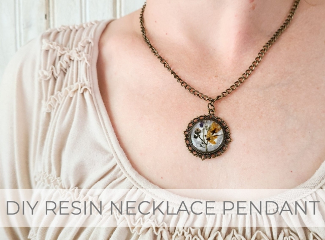 Handmade DIY Resin Necklace Pendant by Prodigal Pieces | prodigalpieces.com #prodigalpieces