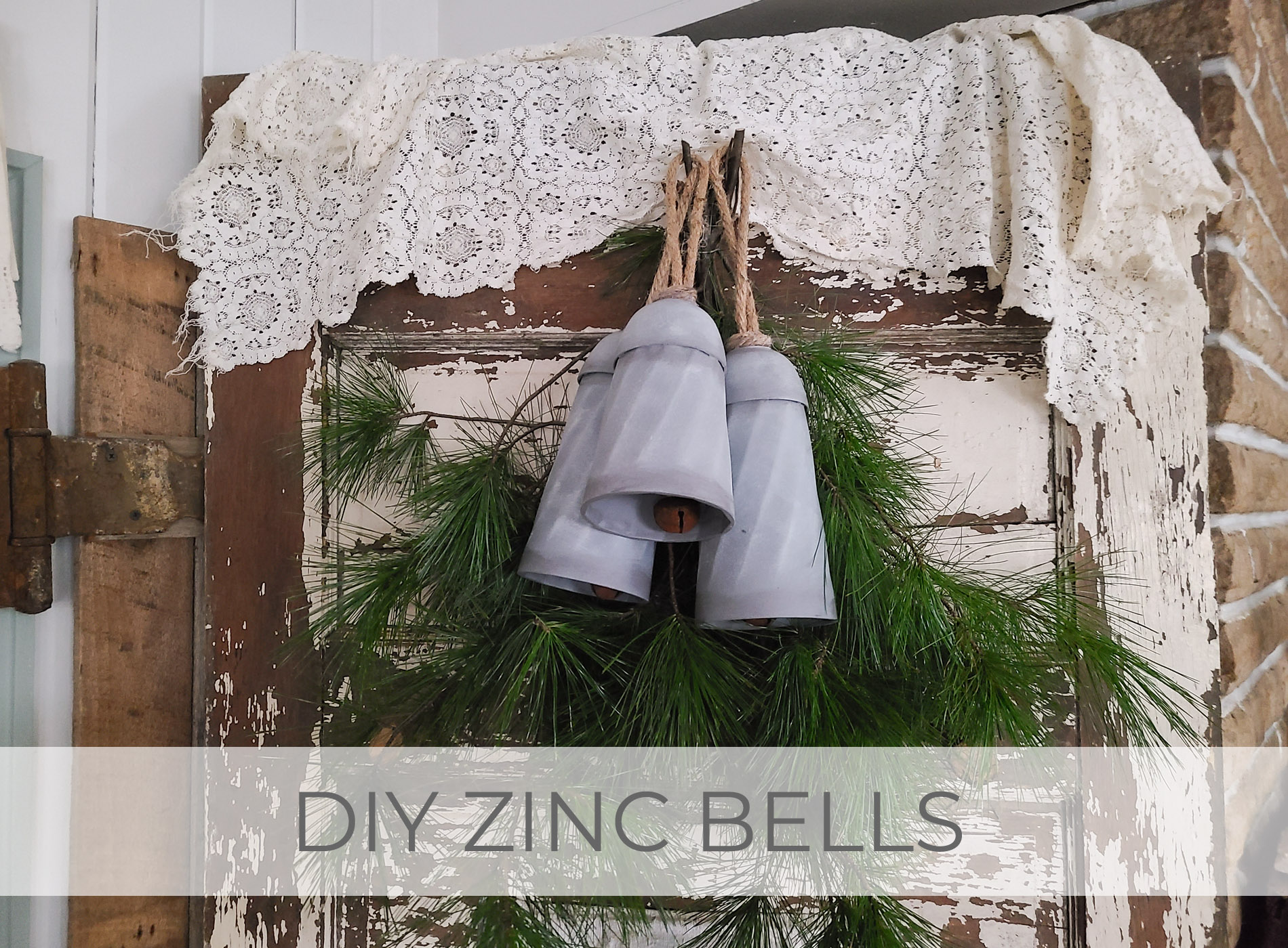 DIY Zinc Bells for Christmas by Larissa of Prodigal Pieces | prodigalpieces.com #prodigalpieces