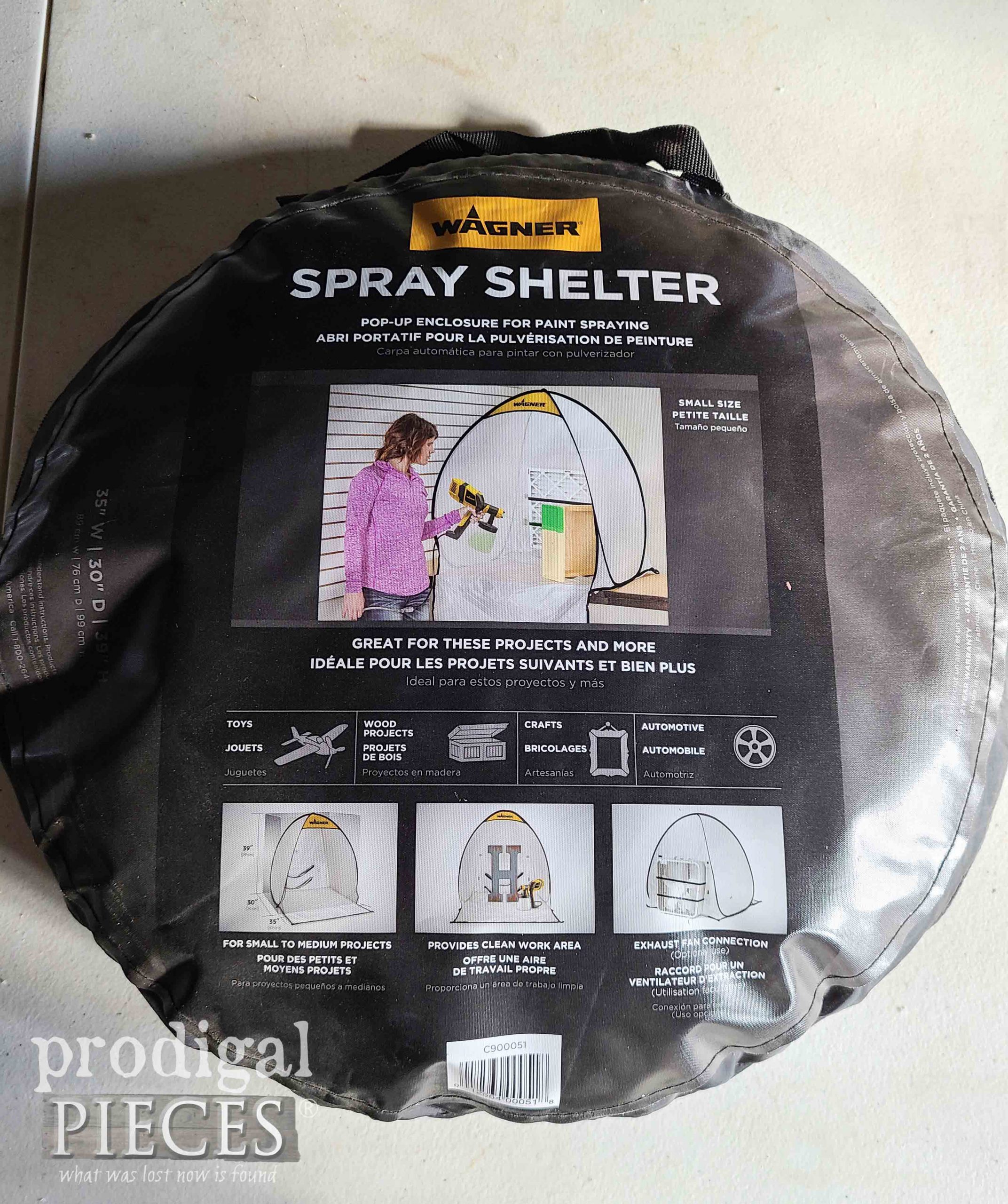 Wagner Small Spray Shelter Stored | prodigalpieces.com