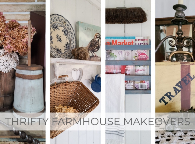 4 Thrifty Farmhouse Makeovers by Larissa of Prodigal Pieces | prodigalpieces.com #prodigalpieces
